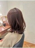 くびレイヤーエモージュカールセミディシアーカラー20代30代40代