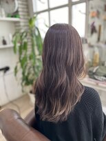 クッキー ヘアーアンドメイク(COOKIE Hair&Make)&nbsp;【COOKIE】艶髪　グレージュ×バイオレット