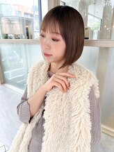 アッシュ 高津店(Ash) ストレートボブ×柔らかめのグレージュ