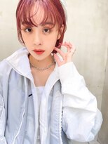Siena    ショート×ピンクカラー   渋谷