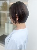 大人ショートボブ　60代