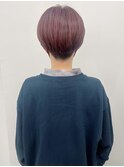 【morio池袋】刈り上げショート/刈り上げ女子/暖色カラー＊