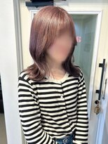 アンニュ(annuy)&nbsp;【annuy_shiori】lavender beige/韓国ヘア/顔周りカット