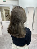 ヴェルダ 池袋店(verda)&nbsp;ブリーチなしダブルカラー　オリーブグレージュ