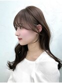 CHELL_顔周りカットで結んでも100%可愛い韓国くびれヘア
