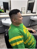 ベリーショート簡単ヘアセットフェードアイロンナチュラルパーマ