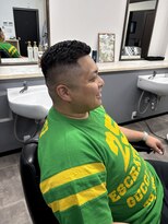 ベリーショート簡単ヘアセットフェードアイロンナチュラルパーマ