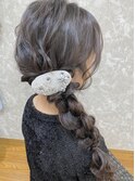 サイド◇編みおろし