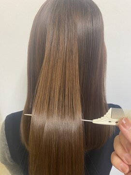 浪漫館 サンク(CINQ) 髪質改善プレミアムカラーミディアムスタイル　福島1/6