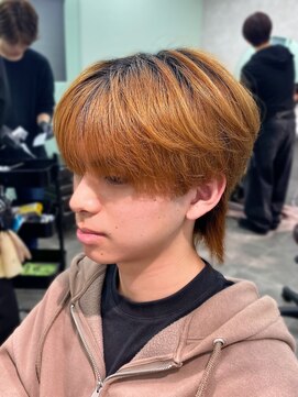 ジーニー 千葉(GENiE) ウルフ/ラウンドマッシュ/ニュアンスパーマ/千葉【朝生菜楓】