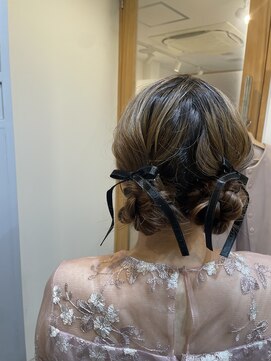 推し活、結婚式、ツインヘア