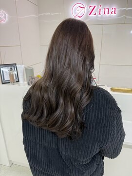 美髪＊グレージュ＊髪質改善TR＊Zina Maison札幌