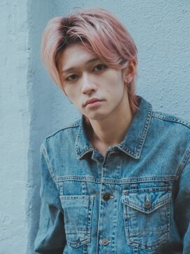 人気メンズウルフショート