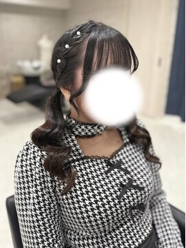 ヘア サロン クラン 東心斎橋店(hair salon clan) 編み込みツイン/ヘアセット