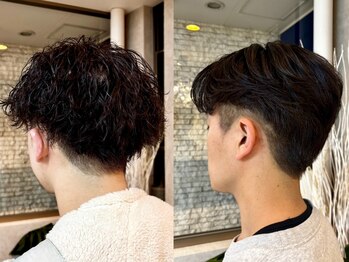 メーゼ(mese)の写真/【津市/江戸橋駅】メンズ支持◎眉毛カット×パーマで第一印象UP！学生カット￥3600/大人￥4000で毎月通える！
