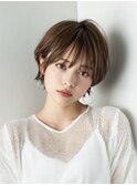 大人ショートボブ 20代30代40代ヘア 小顔 大阪クビレ茨木