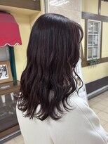 キートス(Kiitos) 艶感ボルドーカラー×レイヤーミディアム