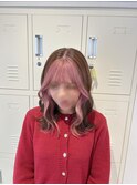 ペールピンクフェイスフレーミングケアブリーチ川越本川越