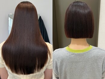 ソー 銀座(SAUT)の写真/広がる/うねる/チリつく髪悩みを徹底改善。自然にまとまる、柔らか質感の縮毛矯正&髪質改善ストレート