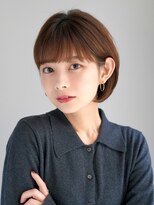 インセプション 銀座(INCEPTION) 切りっぱなしショート・ボブ/絶壁解消/前髪なし/40代/30代/丸顔