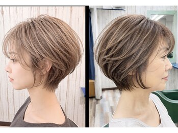 ルートヘア 辻堂店の写真/辻堂でショート・ボブならお任せ♪骨格似合わせカット￥３３００☆朝ラク・小顔見せ・まとまる大人髪♪