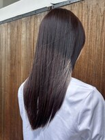 シャポン&nbsp;艶感ラベンダーブラウン　大人の美髪ロング
