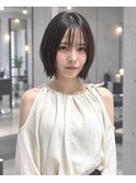 韓国ボブ/ボブ/切りっぱなしボブ/レイヤーボブ