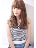 【Mariabyafloat】30.40代モーブカラーワイドバングセミロング♪