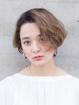 メイクス 表参道(MAKE'S omotesando)&nbsp;【MAKE'S江畠】ブルージュ×ヴェールウェーブショートボブ