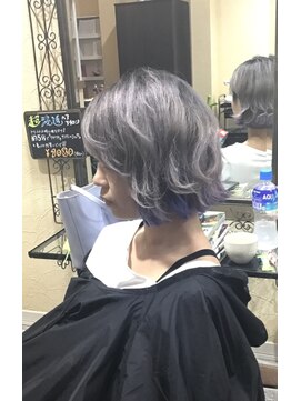 サムブリッジ(SOMEBRIDGE) ★パールシルバーのインナーカラーパープル★【SOMEBRIDGE亀有】