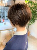 【春おススメ】くびれ&ボリューム王道束感ブラウンマッシュ