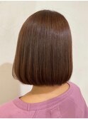 【高田馬場/aoba】内巻きボブのアッシュブラウン