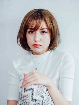 プロデュース 相模原店(Produce) 大人かわいい♪うるツヤ愛されブラウン☆ナチュラルボブ