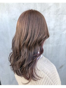 ナゴンスタイル 宇都宮(NAGON STYLE) ピンクベージュ×インナーカラー