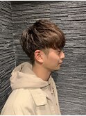 ブラウン韓流マッシュ【新橋　日比谷　内幸町　理容室　床屋】
