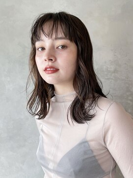 アイティー バイ アルバム 浦和店(IT by ALBUM) ゆるふあミディアム_くびれヘアビタミンカラー_48622