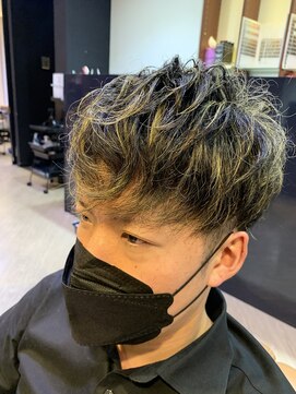 グッドマン バーバーショップ センリ(goodman barbar shop SENRI) メンズメッシュ