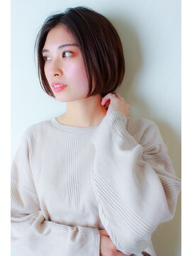 モリオ フロム ロンドン 大宮2号店(morio from London) 【なかじま ひびき】センターパートナチュラルボブ