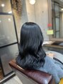 シエル 松山店(CIEL) ブルーブラック，ルールに合わせた暗髪もオシャレにきまります！