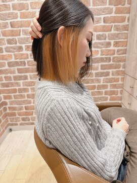 コーエン(cowen) 白髪染めが飽きた貴女にオススメ☆インナーカラーで気分転換♪