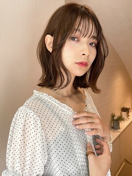 トゥルーズ 梅田店(TLUUS) 【TLUUSアプリコットオレンジハイライトカラーくびれヘア】