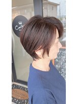 ヘアーサロン カヴィエ(hair salon covie) 大人ショートスタイル グラデーションボブ ショートボブ