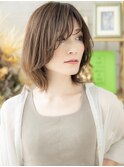 センターパートくせ毛風くびれショートボブc3大宮20代30代40代!