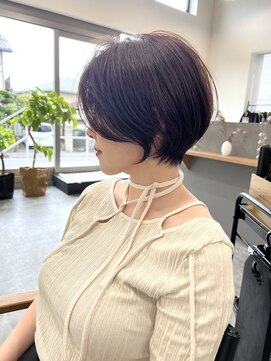 アノネ(anone) ショートボブ×ラベンダーアッシュ