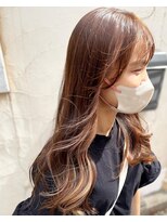 サーティーン(THIRTEEN) アップスタイルにしても可愛い!インナーカラー(^^)20代