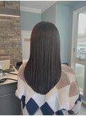 理想の艶髪に!!ナチュラルブラウン&重めスタイル