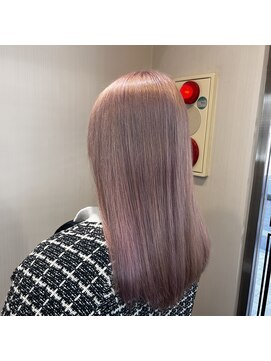 ヘアーアンドビュー ティーリタ 蕨(RITA) ペールピンク◎ブリーチカラー