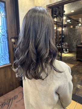 ヘアー クリエイト カルバリ(HAIR CREATE Calbari) ブルーバイオレット　インナーカラー