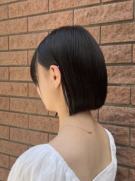 イオエ 元町(ioe) モードヘア×チェリーブラウン×ダークアッシュ【梅田/茶屋町】