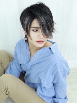 アルトリスト(Altruist Aging×HAIR&SPA) ☆イメチェンピンクベージュアンブレラカラー前髪クールショート